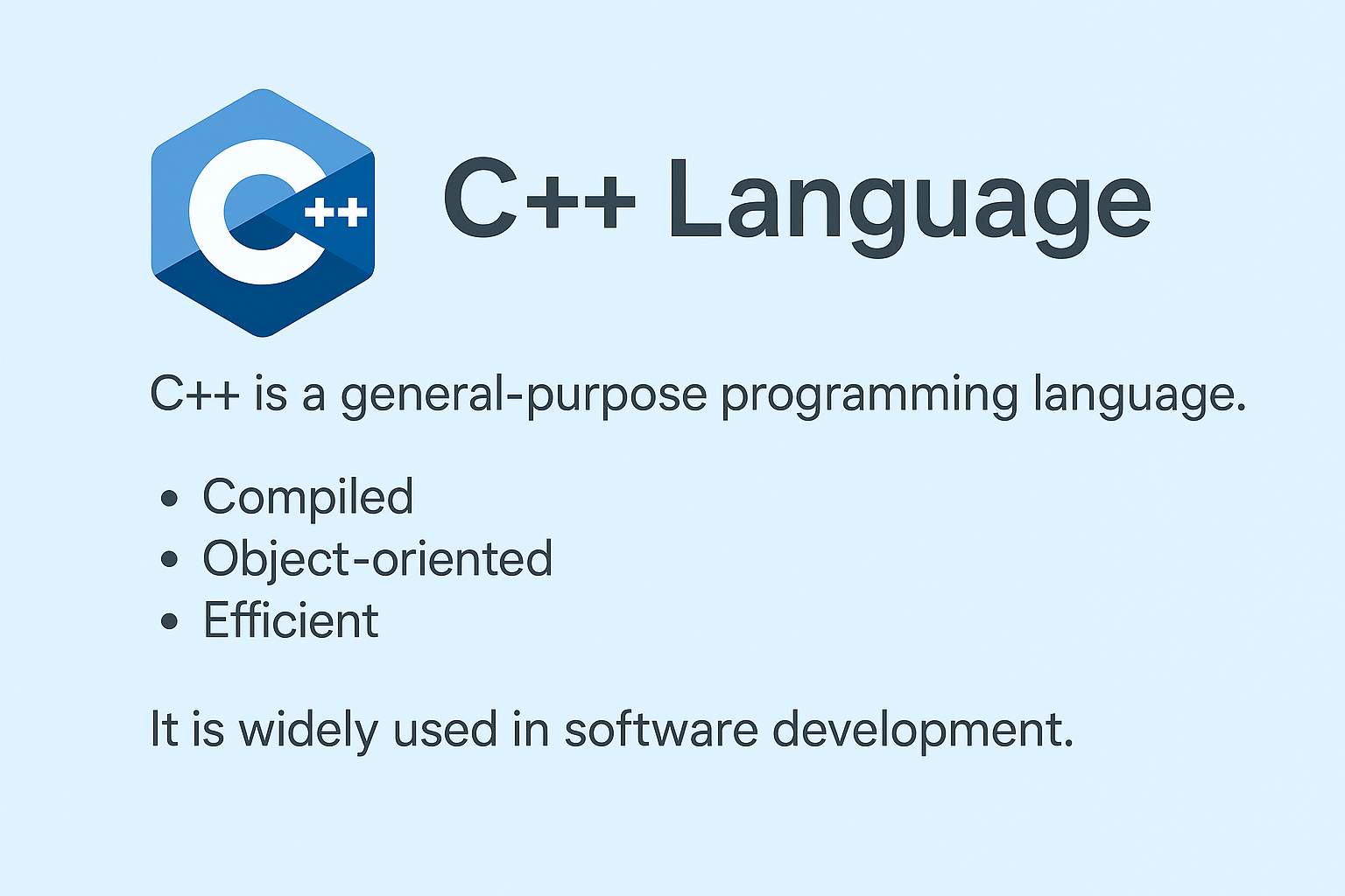 c++ language img